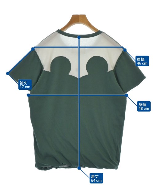 Maison Margiela（メゾンマルジェラ）Tシャツ・カットソー 緑 サイズ:M メンズ/2200675187015