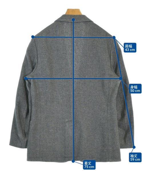 Maison Margiela（メゾンマルジェラ）テーラードジャケット グレー サイズ:46(M位) メンズ/2200675325073