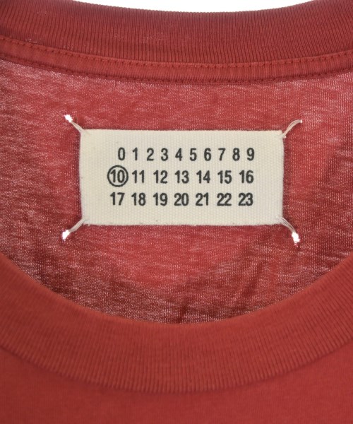 Maison Margiela（メゾンマルジェラ）Tシャツ・カットソー 赤 サイズ:48(L位) メンズ/2200675594028