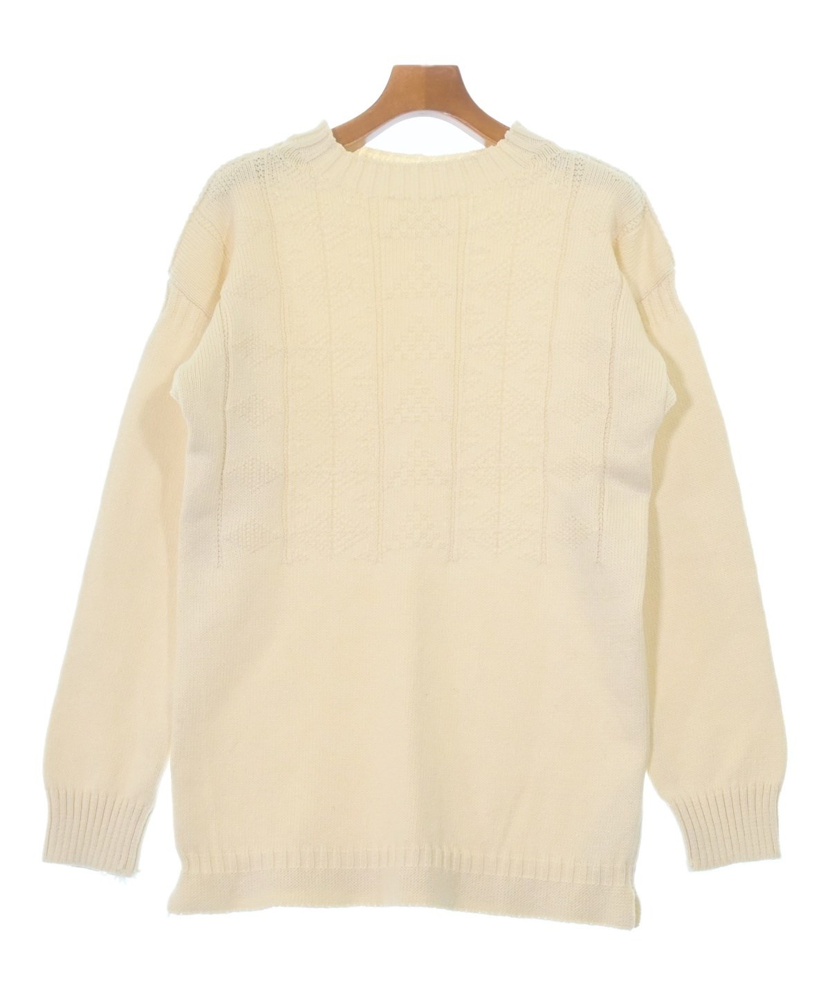 Maison Margiela メゾンマルジェラ ニット・セーター S 白 【古着】【中古】【送料無料】 Maison Margiela メゾンマルジェラ ニット・セーター S 白 【古着