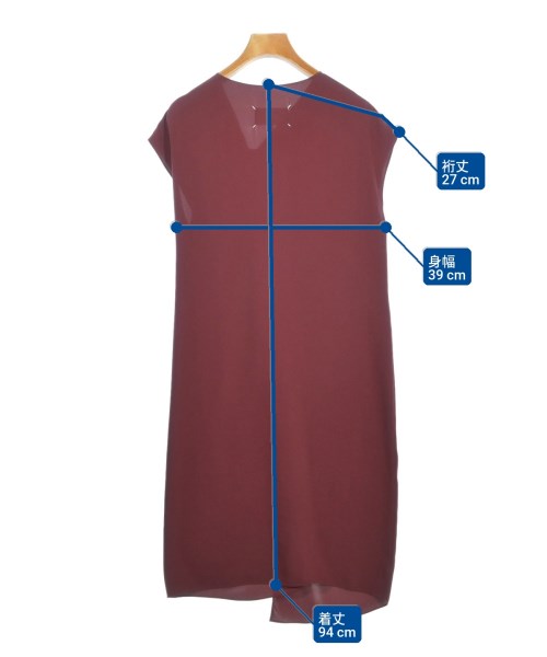 Maison Margiela（メゾンマルジェラ）ワンピース 赤 サイズ:38(S位) レディース/2200675883016