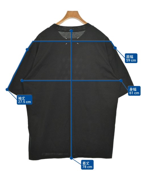 Maison Margiela（メゾンマルジェラ）Tシャツ・カットソー 黒 サイズ:46(M位) メンズ/2200676809060
