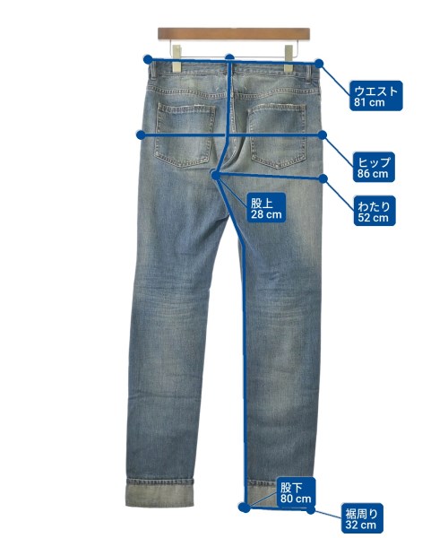 Maison Margiela（メゾンマルジェラ）デニムパンツ 紺 サイズ:46(M位) メンズ/2200676896084