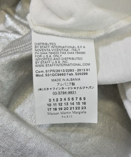 Maison Margiela（メゾンマルジェラ）Tシャツ・カットソー 白 サイズ:S メンズ/2200677136059