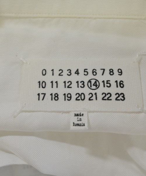 Maison Margiela（メゾンマルジェラ）カジュアルシャツ 白 サイズ:39(M位) メンズ/2200677136103