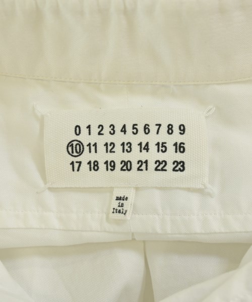 Maison Margiela（メゾンマルジェラ）カジュアルシャツ 白 サイズ:41(XL位) メンズ/2200677571010