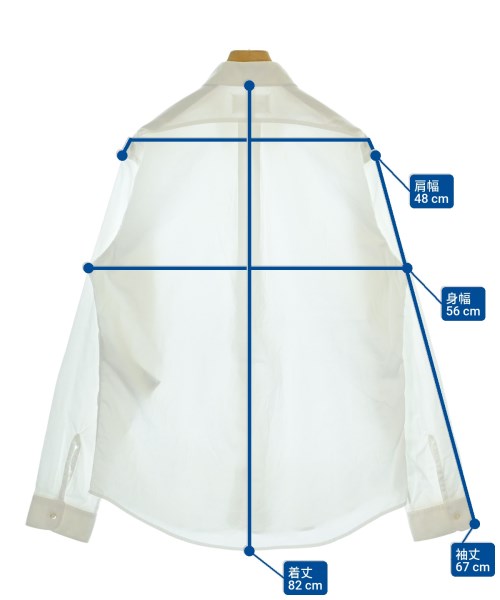 Maison Margiela（メゾンマルジェラ）カジュアルシャツ 白 サイズ:41(XL位) メンズ/2200677571010