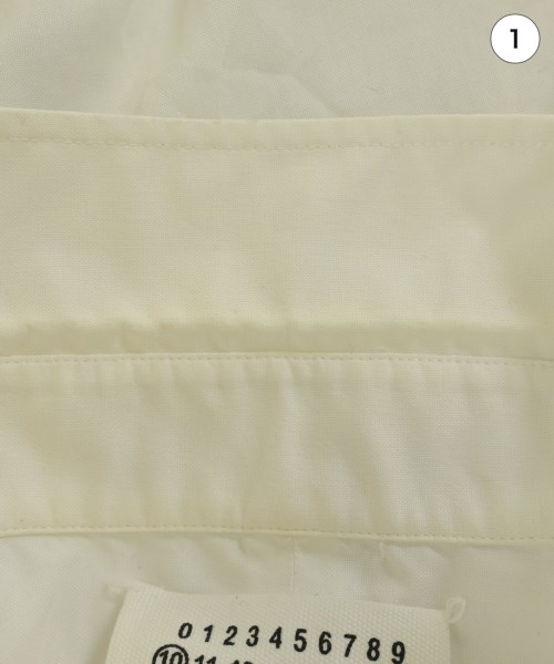 Maison Margiela（メゾンマルジェラ）カジュアルシャツ 白 サイズ:41(XL位) メンズ/2200677571010