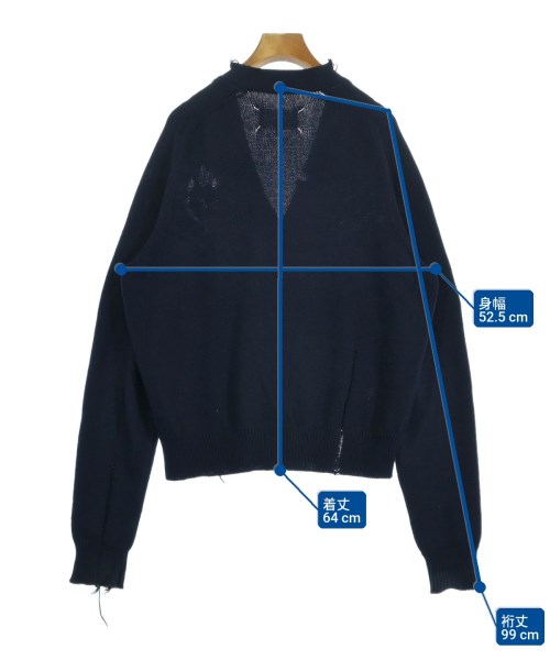 Maison Margiela（メゾンマルジェラ）カーディガン 紺 サイズ:M レディース/2200677766010