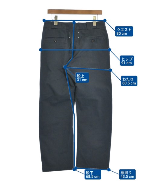 Maison Margiela（メゾンマルジェラ）チノパン 紺 サイズ:46(M位) メンズ/2200677979137