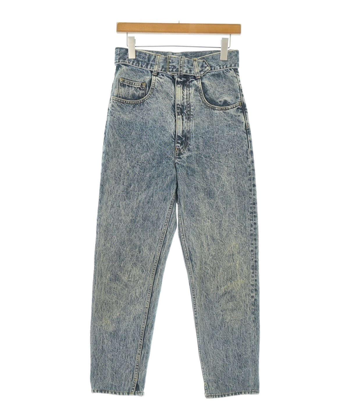 マルジェラ デニム フロントタックパンツ このえの期 Maison Margiela（メゾンマルジェラ）デニムパンツ 紺 サイズ:36(XS位