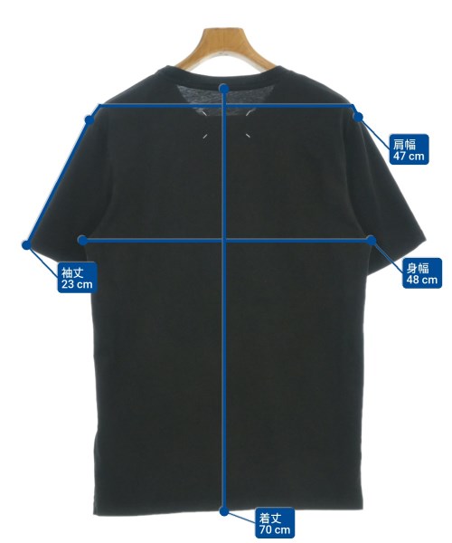 Maison Margiela（メゾンマルジェラ）Tシャツ・カットソー 黒 サイズ:48(L位) メンズ/2200679892021