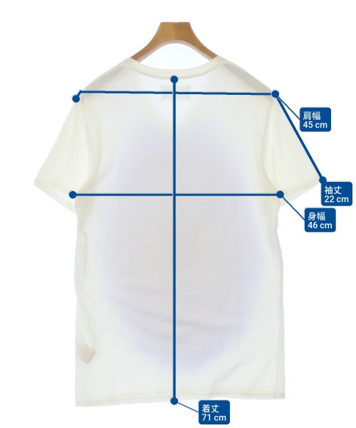 Maison Margiela（メゾンマルジェラ）Tシャツ・カットソー 白 サイズ:46(M位) メンズ/2200679980063