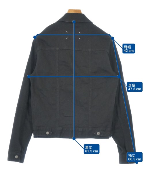 Maison Margiela（メゾンマルジェラ）デニムジャケット 黒 サイズ:44(S位) メンズ/2200674524026