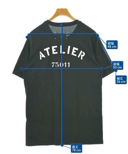 Maison Margiela（メゾンマルジェラ）Tシャツ・カットソー 黒 サイズ:50(XL位) メンズ/2200681555037