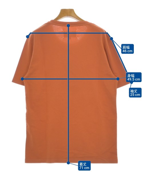 Maison Margiela（メゾンマルジェラ）Tシャツ・カットソー オレンジ サイズ:50(XL位) メンズ/2200681908130