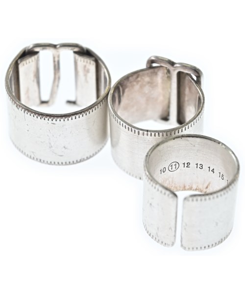 Maison Margiela（メゾンマルジェラ）リング シルバー サイズ:-(11号位)/-(18号位) メンズ/2200682108010