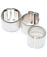 Maison Margiela（メゾンマルジェラ）リング シルバー サイズ:-(11号位)/-(18号位) メンズ/2200682108010