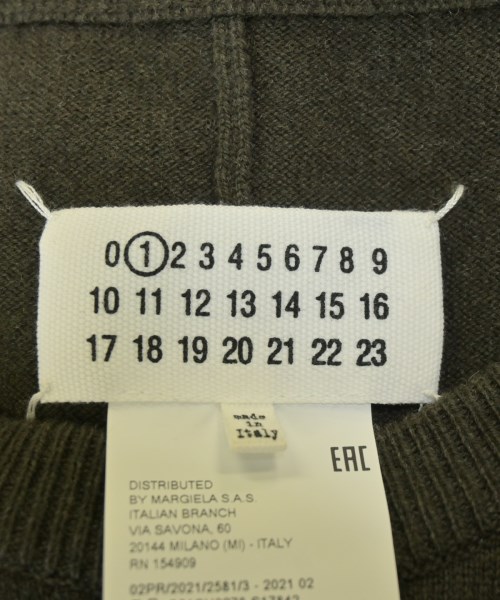 Maison Margiela（メゾンマルジェラ）ワンピース カーキ サイズ:1(S位) レディース/2200690319095