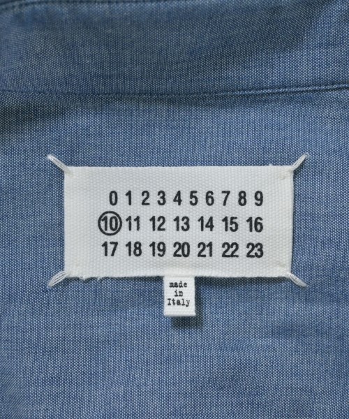 Maison Margiela（メゾンマルジェラ）カジュアルシャツ 青 サイズ:48(L位) メンズ/2200694316113