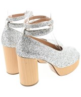 Maison Margiela（メゾンマルジェラ）パンプス シルバー サイズ:EU38(24.5cm位) レディース/2200691093024