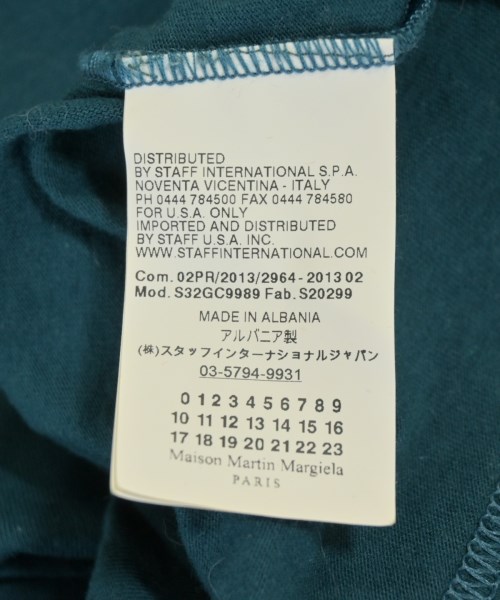 Maison Margiela（メゾンマルジェラ）Tシャツ・カットソー 青 サイズ:XL メンズ/2200691802657