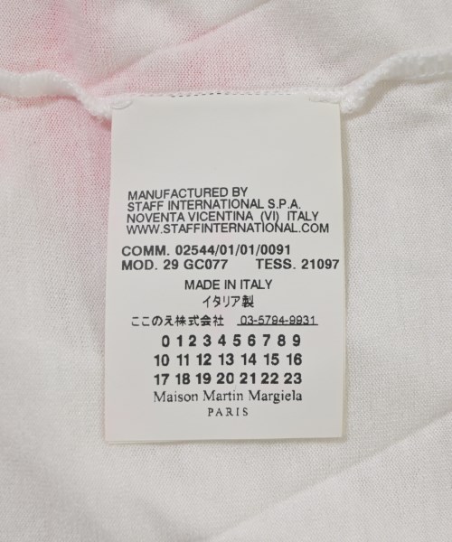 Maison Margiela（メゾンマルジェラ）Tシャツ・カットソー 白 サイズ:S レディース/2200692045190