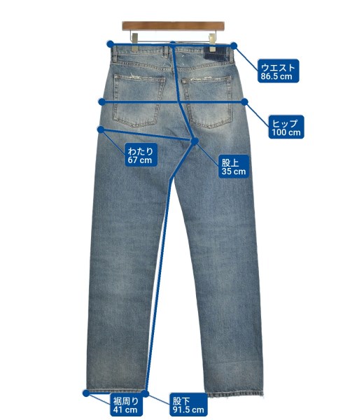 Maison Margiela（メゾンマルジェラ）デニムパンツ 青 サイズ:34(XL位) メンズ/2200691262253