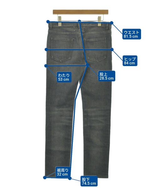 Maison Margiela（メゾンマルジェラ）デニムパンツ グレー サイズ:32(L位) メンズ/2200697701350