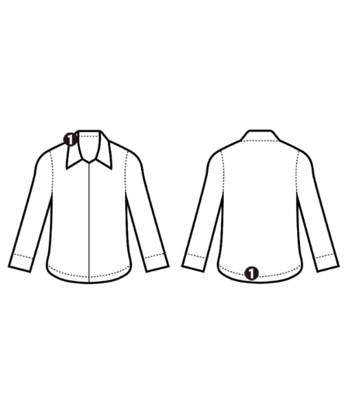 Maison Margiela（メゾンマルジェラ）カジュアルシャツ グレー サイズ:XS レディース/2200695937638