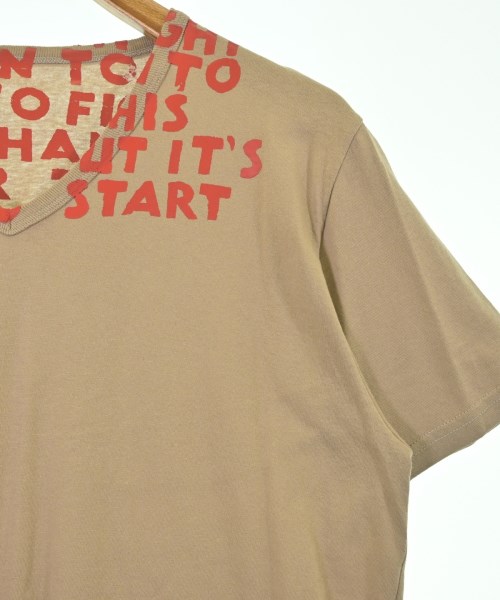 Maison Margiela（メゾンマルジェラ）Tシャツ・カットソー ベージュ サイズ:L メンズ/2200696136139