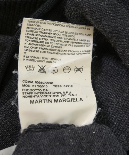 Maison Margiela（メゾンマルジェラ）カーディガン 黒 サイズ:M レディース/2200699025058