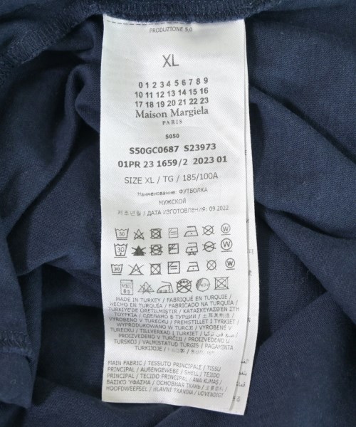 Maison Margiela（メゾンマルジェラ）Tシャツ・カットソー 紺 サイズ:XL メンズ/2200699114066