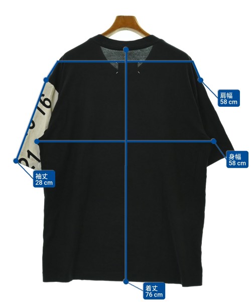 Maison Margiela（メゾンマルジェラ）Tシャツ・カットソー 黒 サイズ:44(S位) メンズ/2200699510028