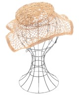 Maison Margiela（メゾンマルジェラ）ストローハット 茶 サイズ:S レディース/2200700105038