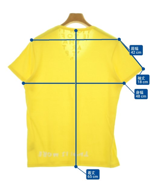 Maison Margiela（メゾンマルジェラ）Tシャツ・カットソー 黄 サイズ:M メンズ/2200698118263