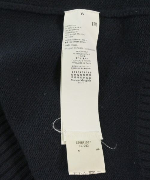 Maison Margiela（メゾンマルジェラ）ニット・セーター 紺 サイズ:S メンズ/2200698164055