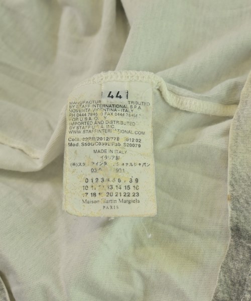 Maison Margiela（メゾンマルジェラ）Tシャツ・カットソー グレー サイズ:44(S位) メンズ/2200696889097