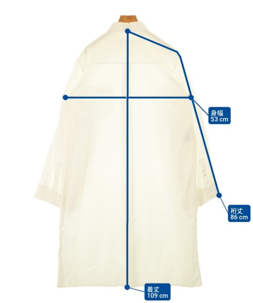 Maison Margiela（メゾンマルジェラ）シャツワンピース 白 サイズ:40(M位) レディース/2200701424046