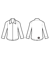 Maison Margiela（メゾンマルジェラ）カジュアルシャツ 黒 サイズ:36(XS位) レディース/2200701497026