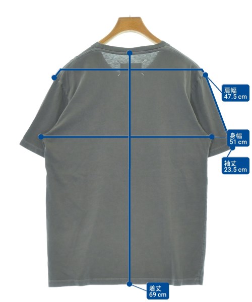Maison Margiela（メゾンマルジェラ）Tシャツ・カットソー グレー サイズ:L メンズ/2200701736019