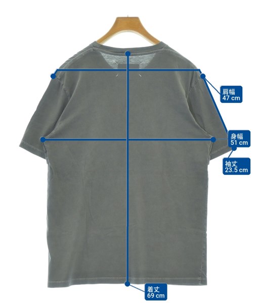 Maison Margiela（メゾンマルジェラ）Tシャツ・カットソー グレー サイズ:L メンズ/2200701736026