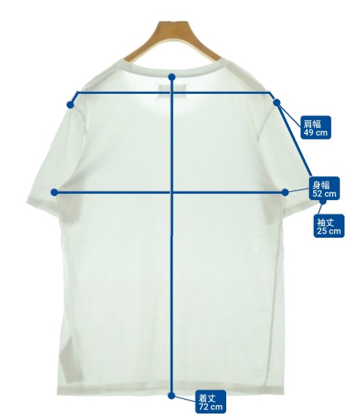 Maison Margiela（メゾンマルジェラ）Tシャツ・カットソー 白 サイズ:52(XXL位) メンズ/2200701736033