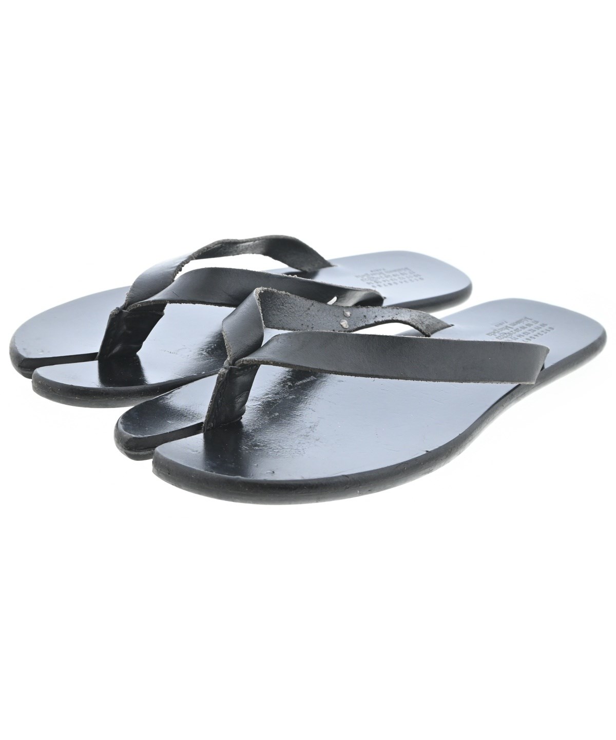 Maison Margiela ブラックサンダル EU42(27cm) Maison Margiela（メゾンマルジェラ）サンダル 黒 サイズ:EU42(27cm位