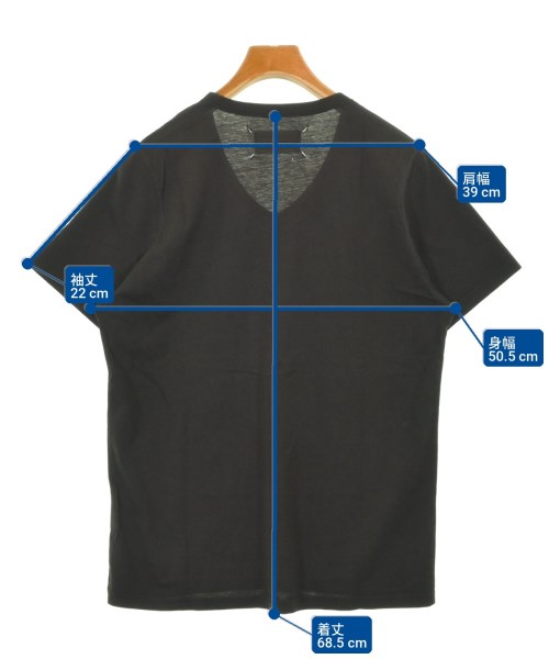 Maison Margiela（メゾンマルジェラ）Tシャツ・カットソー 黒 サイズ:48(L位) メンズ/2200702044076