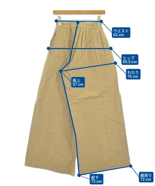 Maison Margiela（メゾンマルジェラ）チノパン ベージュ サイズ:44(L位) レディース/2200654953020