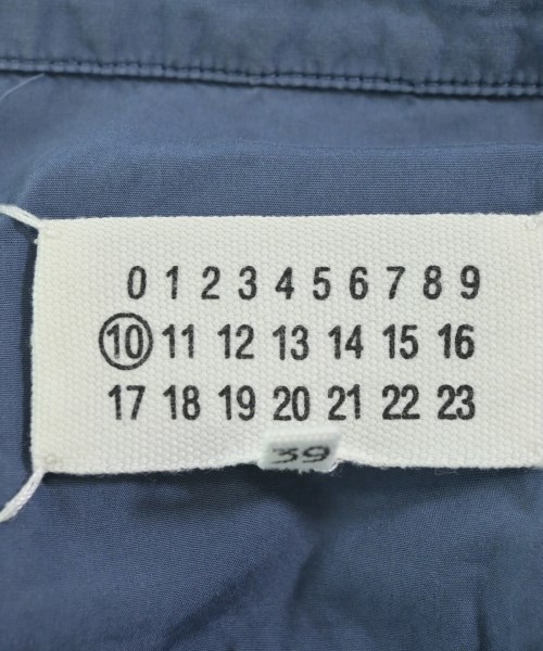 Maison Margiela（メゾンマルジェラ）カジュアルシャツ 青 サイズ:39(M位) メンズ/2200655383031