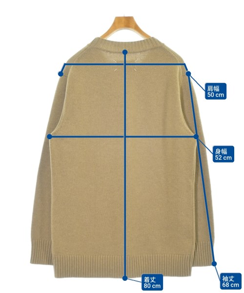 Maison Margiela（メゾンマルジェラ）ニット・セーター ベージュ サイズ:S メンズ/2200637637053