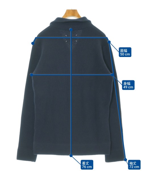Maison Margiela（メゾンマルジェラ）カーディガン 紺 サイズ:XL メンズ/2200647227145