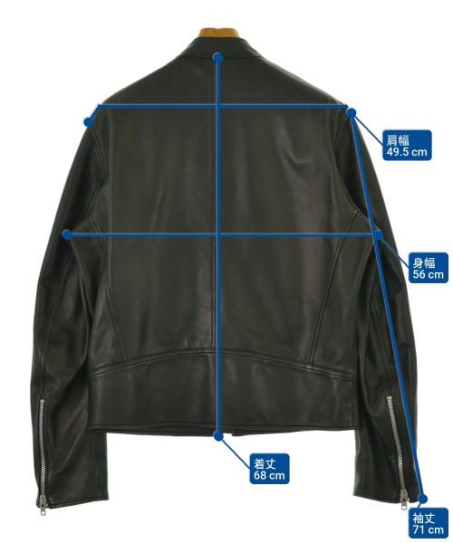 Maison Margiela（メゾンマルジェラ）ライダース 黒 サイズ:50(XL位) メンズ/2200656772018